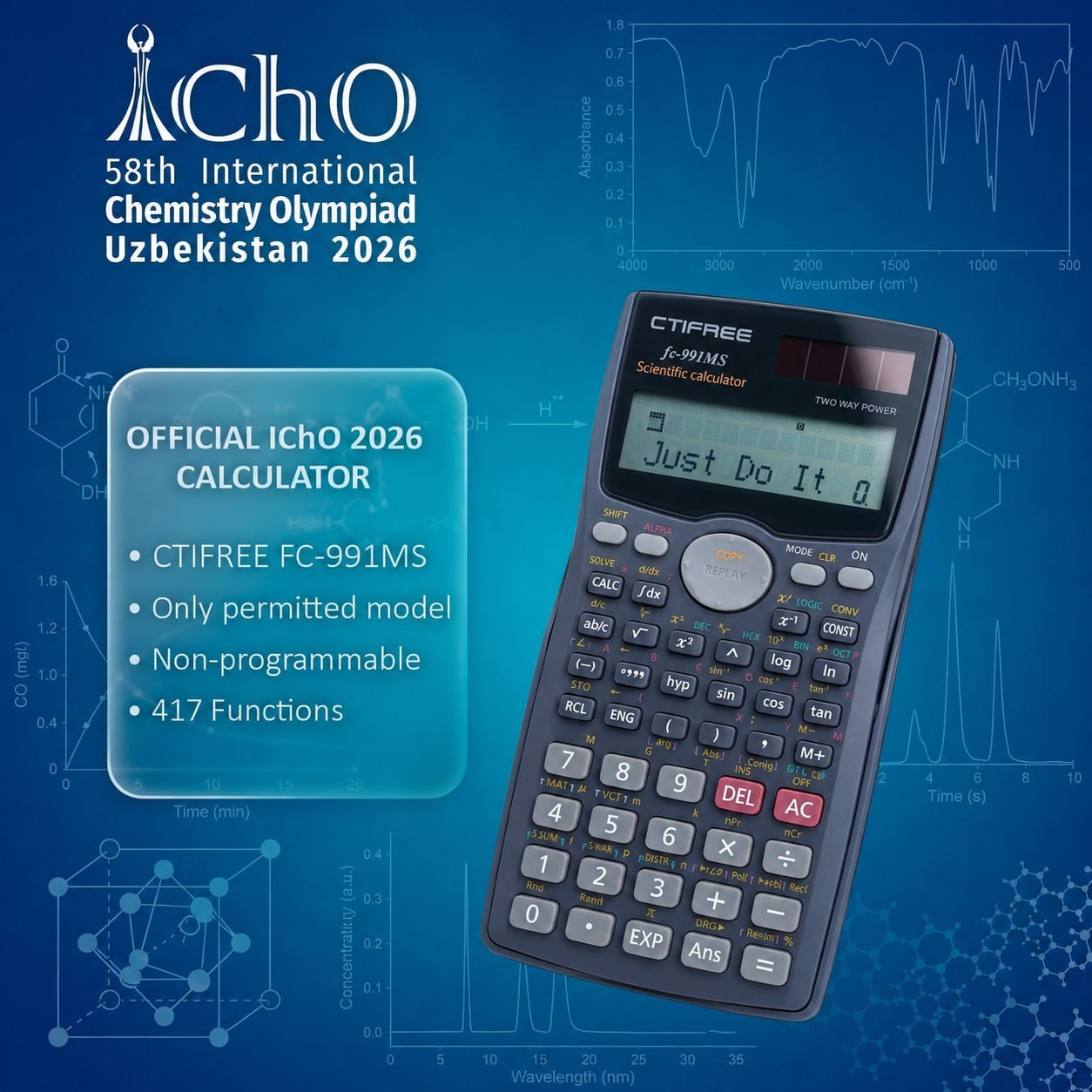 🧮 Meet your companion for IChO 2026!