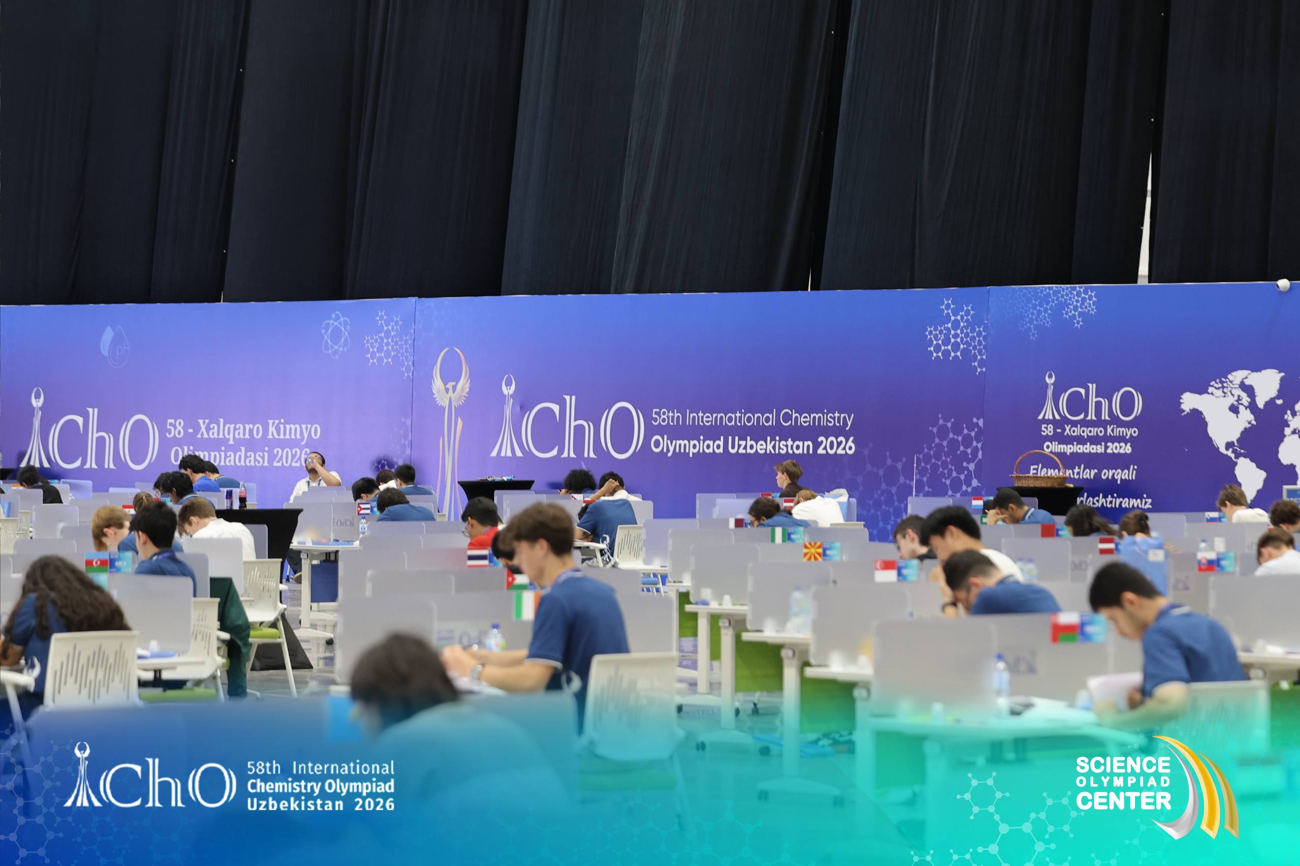 📸Photo Highlights from the Theoretical Exam of IChO 2026