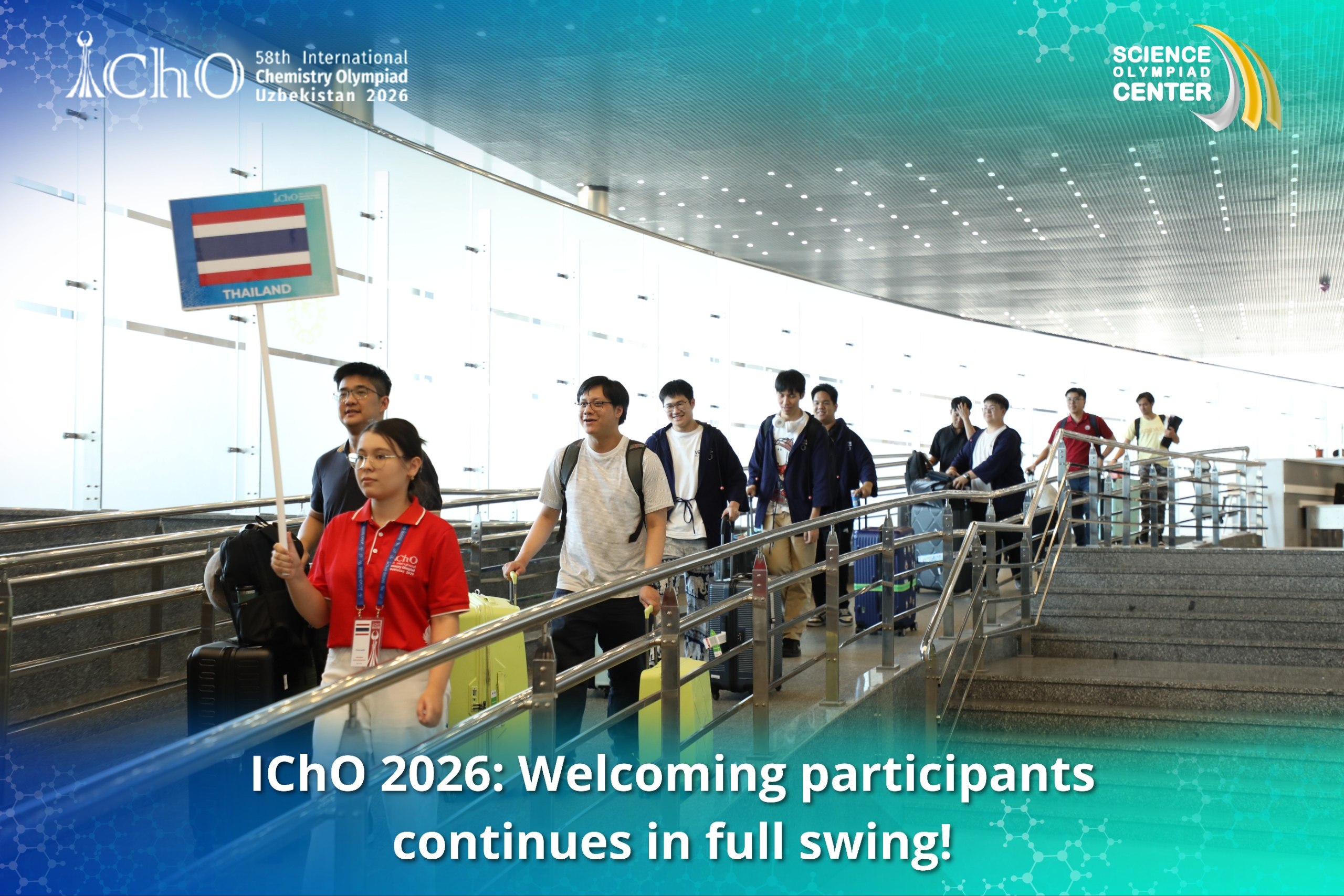 Another group of brilliant young chemists has arrived in Uzbekistan!