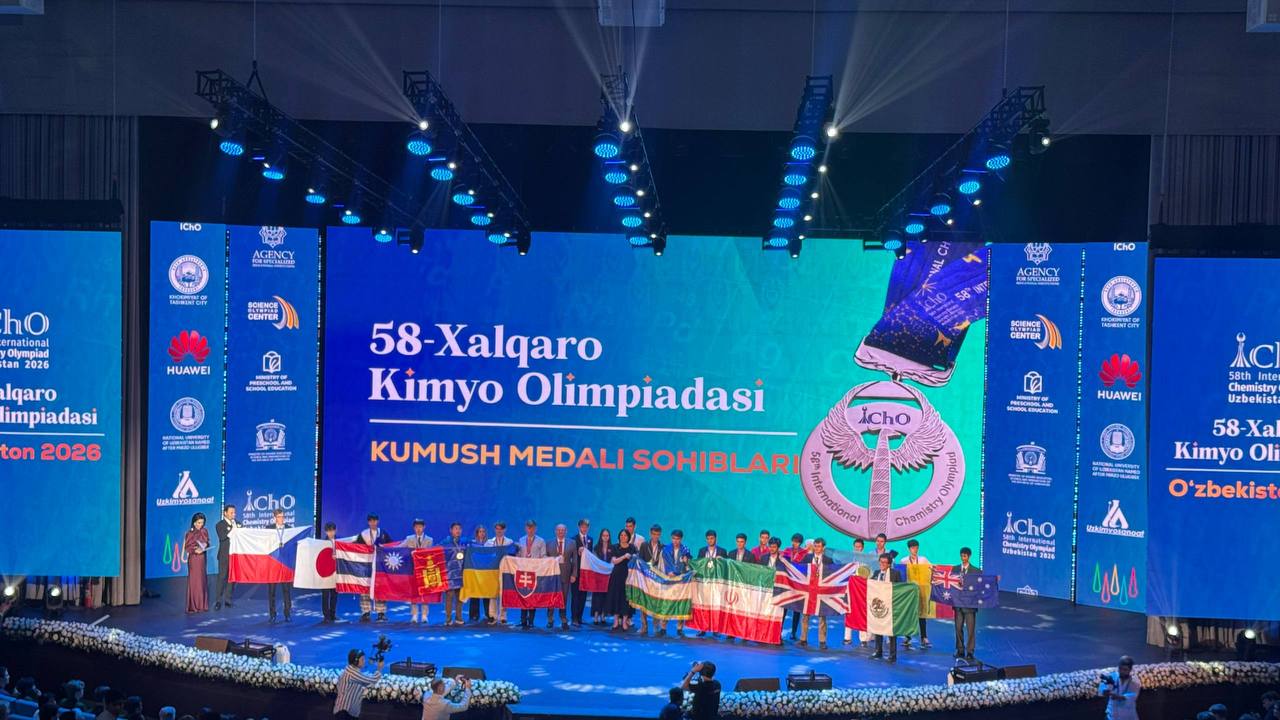 Silver Medal winners of IChO 2026