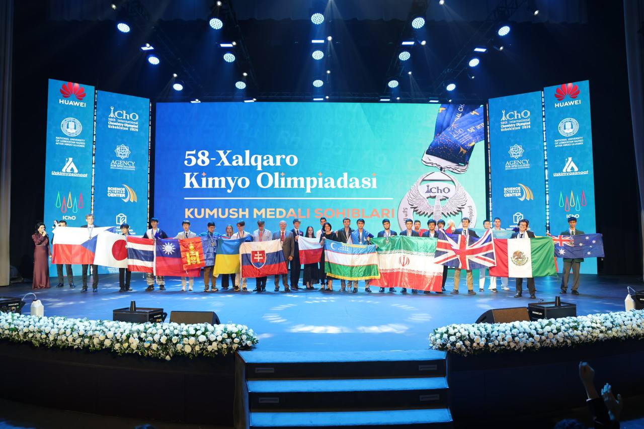 Photoreport from the Award Ceremony of the 58th International Chemistry Olympiad.