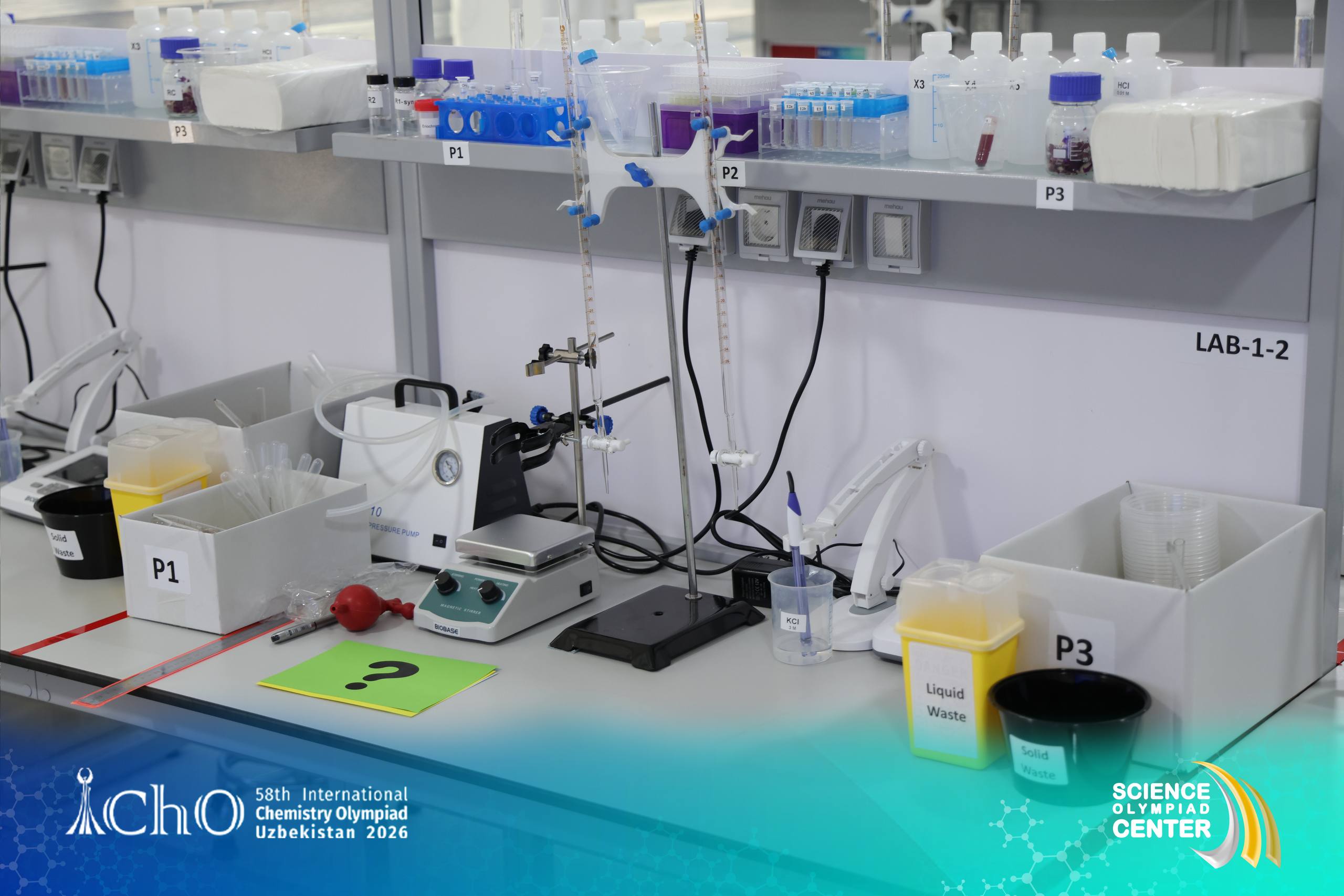 🧪 IChO 2026: The Practical Exam has begun!
