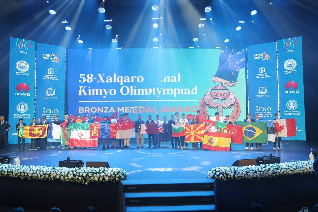 Photoreport from the Award Ceremony of the 58th International Chemistry Olympiad.